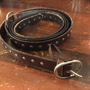 SILPADA Double Wrap Brown Leather Belt